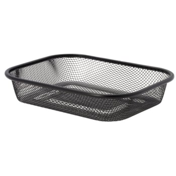 Square Wire Coffee Basket, Black, Case Of 12