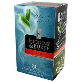 Image for Higgins & Burke Chai Black Tea Bags Case Of 120 from HD Supply