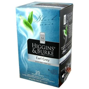 Higgins & Burke Earl Grey Black Tea Bags Case Of 120
