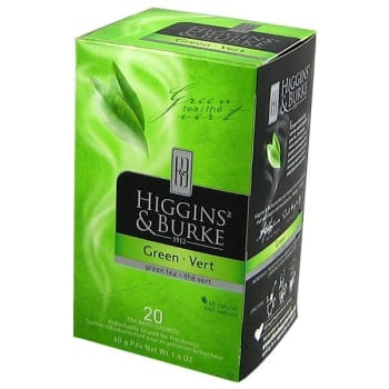 Image for Higgins & Burke Green Tea Bags Case Of 120 from HD Supply