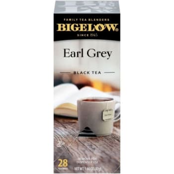Image for Bigelow Earl Grey Black Tea Bags Case Of 168 from HD Supply
