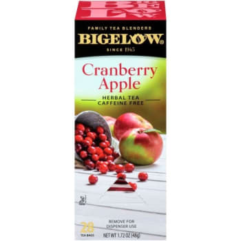 Image for Bigelow Cranberry Apple Herbal Tea Bags (168-Case) from HD Supply