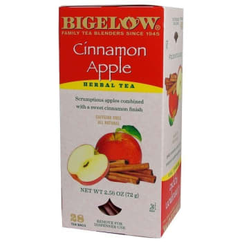 Image for Bigelow Cinnamon Apple Herbal Tea Bags (168-Case) from HD Supply