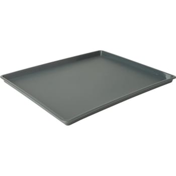 Image for Hapco Value Line Rectangular Tray With Square Corners, Graphite, Case Of 36 from HD Supply