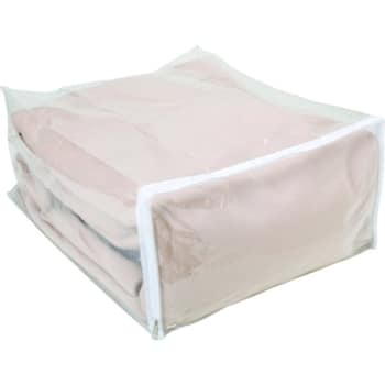 Image for Vinyl Zipper Blanket Storage Bag, 18L x 15W x 8", Case Of 12 from HD Supply