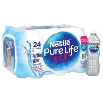 Pure Life 1/2 L Bottled Water (24-Case)
