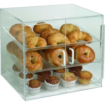 Cal-Mil 3 Tray Food Display Cabinet, Acrylic, 19W x 16H x 14"D