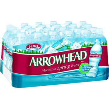 Arrowhead Springwater 1/2 L Bottled Water Case Of 24