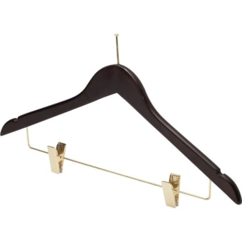 Image for 17 X 1/2" Ball Top Female Hanger, Dark Wood, Package Of 100 from HD Supply