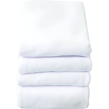 Fitted Portable Crib Sheets White Package Of 6