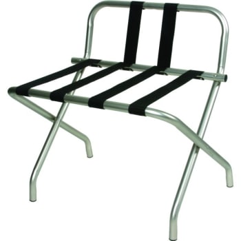 Image for Luggage Rack Chrome With Backrest And Two Straps from HD Supply