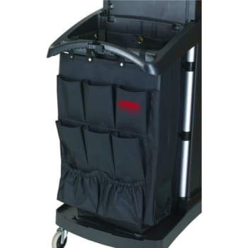 Image for Rubbermaid 9 Pocket Housekeeping Cart Organizer, Black from HD Supply