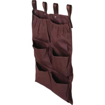 Image for 6 Pocket Housekeeping Cart Caddy Brown from HD Supply