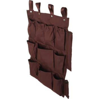 Image for 12 Pocket Housekeeping Cart Caddy Brown from HD Supply