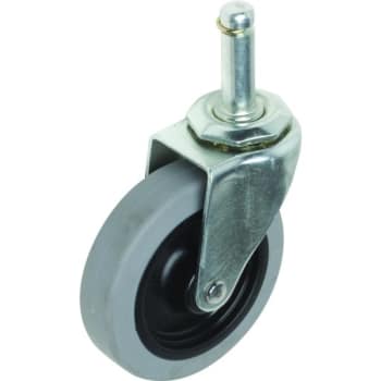 Image for Shepherd 3" Rubber Gray Non-Marking Wheel Swivel Caster from HD Supply