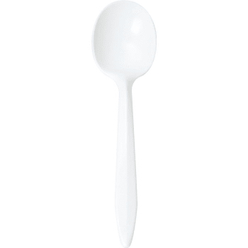 Image for Medium Weight Teaspoon White Case Of 1000 from HD Supply
