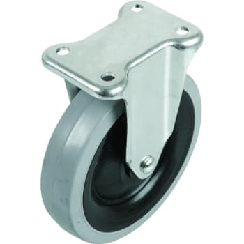 Image for Shepherd 6" Rubber Gray Non-Marking Wheel Rigid Caster from HD Supply