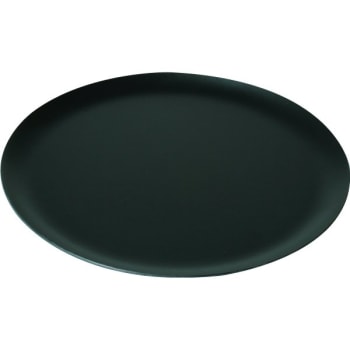 Image for Hapco Glamour Leatherette Round Tray Black from HD Supply