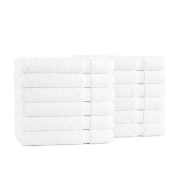 Cotton Bay® Classic™ Bath Towel Cam 27x54 14 Lbs/dozen White, Case Of 48