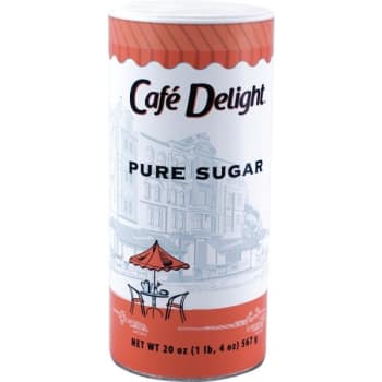 Image for Diamond Crystal Cafe Delight Pure Sugar Canister Package of 24 from HD Supply