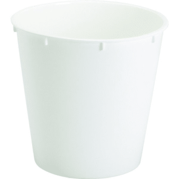 white plastic ice bucket