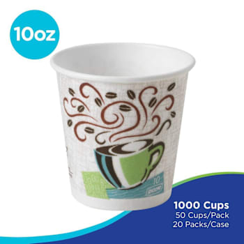 Dixie® Perfectouch Insulated Paper Hot Cup, 10 Oz. (1000/Case)