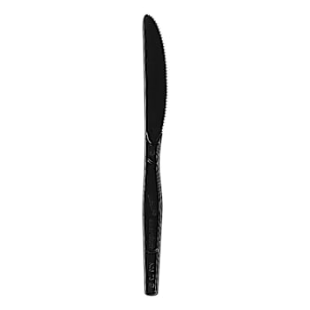 Image for Dixie® Medium-Weight Polystyrene Black Knife Refill, 960/Case from HD Supply