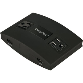 Teleadapt Chargeport Powerstation W/ 2-Power And 2-Usb
