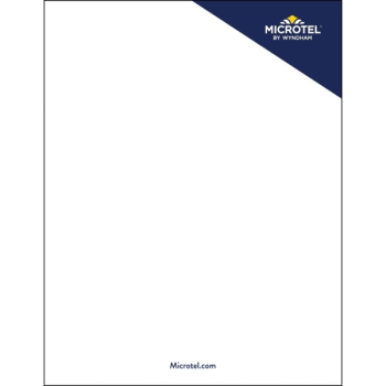 Microtel By Wyndham® 4-1/4 X 5-1/2", 8 Sheet Memo Pad 500/cs