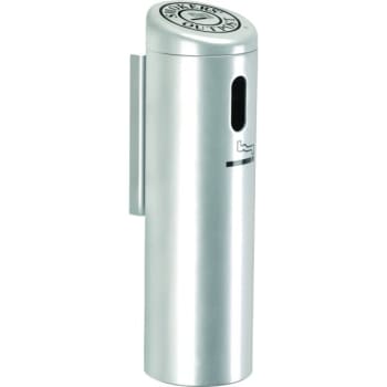 Image for Commercial Zone Products Smokers Outpost Wall-Mount Cigarette Receptacle (Silver) from HD Supply