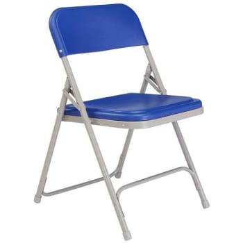 Image for National Public Seating® Npsc Blue Plastic Folding Chair Package Of 4 from HD Supply