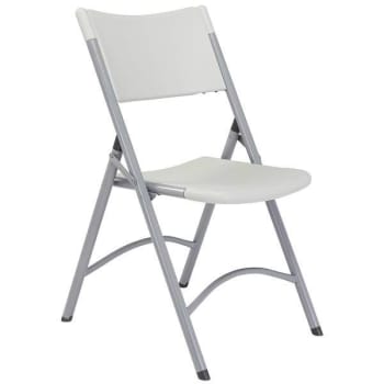 National Public Seating® Npsc Gray Blow Molded Folding Chair Package Of 4