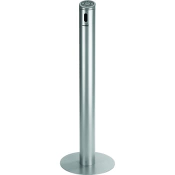 Image for Commercial Zone Products Smokers Outpost Stand Cigarette Receptacle (Silver) from HD Supply