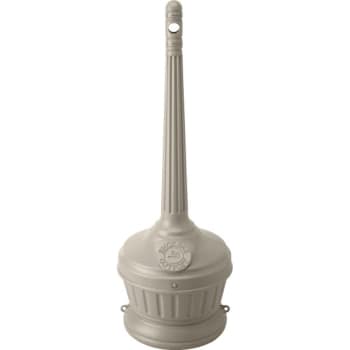 Image for Commercial Zone Products Smokers Outpost Short Height Cigarette Receptacle (Beige) from HD Supply