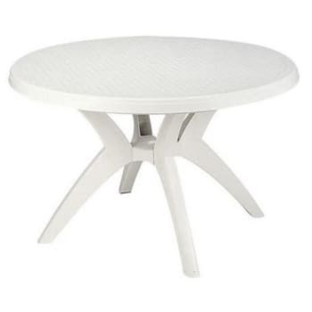 Grosfillex Ibiza 46" Round Table White