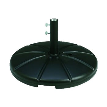 Image for Grosfillex Resin Umbrella Base With Filling Cap, Black from HD Supply