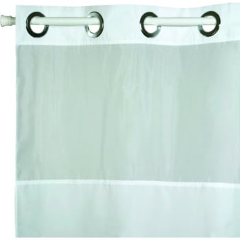 Image for Focus Products Hookless Mystery Shower Curtain 71 X 77" White Case Of 12 from HD Supply
