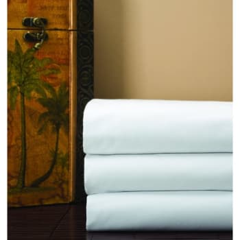 Image for Cotton Bay® Ashby™ T200 108x120 Flat Sheet White 24/Cs from HD Supply
