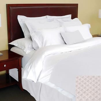 Image for Adorn Bed Scarf Queen 82x26 White Case Of 6 from HD Supply