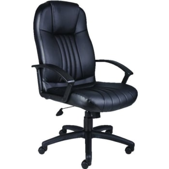 Boss Black Leather Executive Chair
