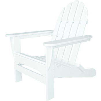 Image for Polywood® Classic Adirondack Chair, White from HD Supply