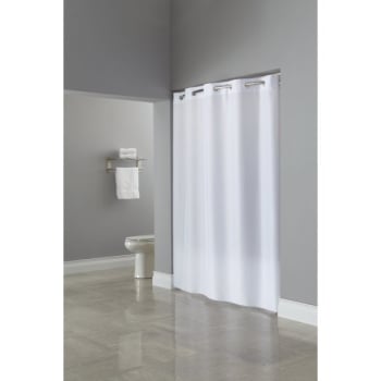 Image for Focus Products Hookless Ada Shower Curtain White Case Of 12 from HD Supply