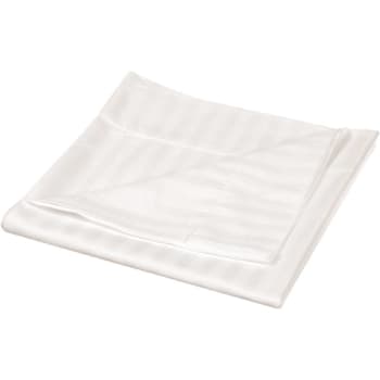 Image for Cotton Bay Select T250 Striped King Pillowcase, 42x21", White, Case Of 72 from HD Supply