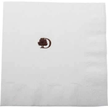 Doubletree Beverage Napkin 2PLY  1 Color  Case Of 4000