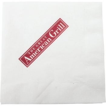 Great American Grill Beverage Napkin 10x10  2PLY  1 Color  Case Of 4,000