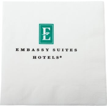 Image for Embassy Suites Beverage Napkin 10X10  2 PLY  2 Color Case Of 4000 from HD Supply