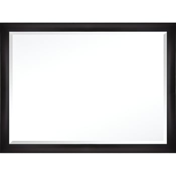 Startex Industries Fornari Vanity Beveled Glass Mirror 48 x 36" Black Package Of 4