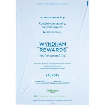 RDI-USA Wyndham Rewards® Laundry Bag 14 x 20" Case Of 1000