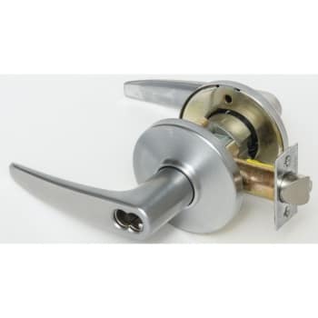 Image for BEST® 9K Series Storeroom Curved Return Lever w/ Keylock (S. Chrome) from HD Supply