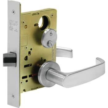 Image for Sargent Satin Chrome Field Reversible Privacy Mortise Lever Lock from HD Supply